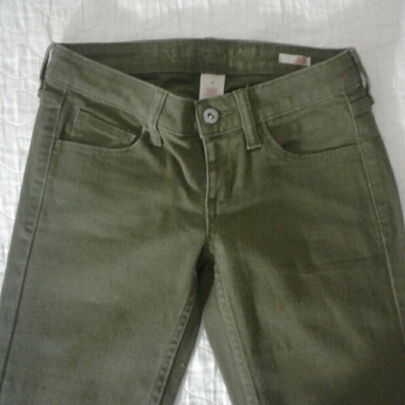 Super Skinny Army Green Arizona Jean Co. - Picture 2 of 5